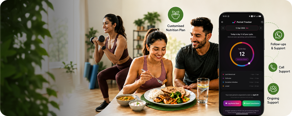 Whole-person health support through nutrition, movement, and tracking